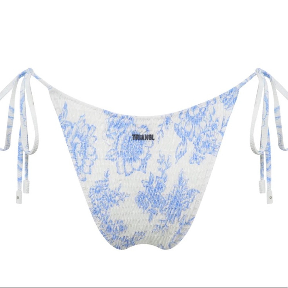 Indigo string bikini bottom